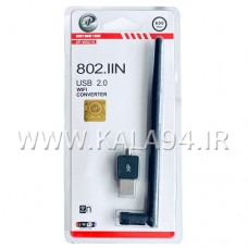 دانگل WiFi مدل XP-W921K / آنتن دار بلند / پهنای باند 600 مگابایت بر ثانیه / مناسب Windows و MAC / کیفیت عالی